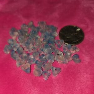 Blue and Clear Beads